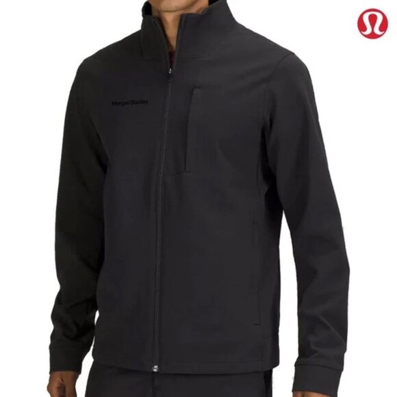 lululemon athletica Other - Lululemon Men’s Sojourn Jacket L Warpstreme With Morgan Stanley Embroidery NWOT